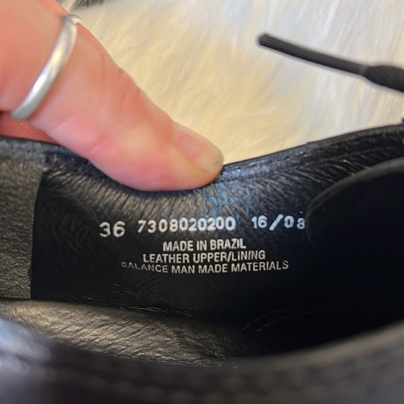 Dansko Black Platform Chunky Oxford Shoe School Shoes Y2K look Size 5.5 - Picture 9 of 9